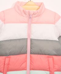 Jaqueta-Puffer-de-Nylon-Infantil-Listrada-com-Bolsos-Multicor-9966270-Multicor_3