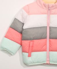 Jaqueta-Puffer-de-Nylon-Infantil-Listrada-com-Bolsos-Multicor-9966270-Multicor_4