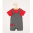 Conjunto-Infantil-de-Camiseta-Manga-Curta-Vermelha---Jardineira-de-Moletom-Carrinho-com-Bolsos-Cinza-Mescla-9967602-Cinza_Mescla_1