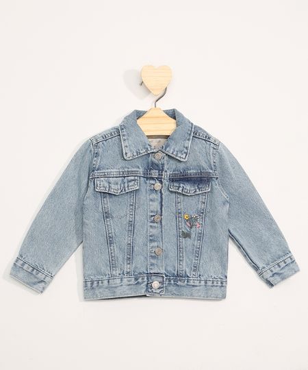 Jaqueta-Jeans-Infantil-com-Bolsos-e-Bordado-Floral-Azul-Medio-9978680-Azul_Medio_1 Jaqueta-Jeans-Infantil-com-Bolsos-e-Bordado-Floral-Azul-Medio-9978680-Azul_Medio_1