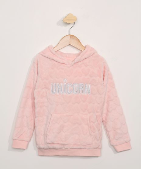 Blusa-de-Fleece-Infantil-Unicornios-com-Capuz-e-Chifre-Rosa-Claro-9797527-Rosa_Claro_1