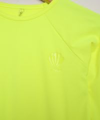 Blusa-de-Praia-Infantil-Manga-Longa-com-Protecao-UV50--Amarelo-Neon-9975647-Amarelo_Neon_3