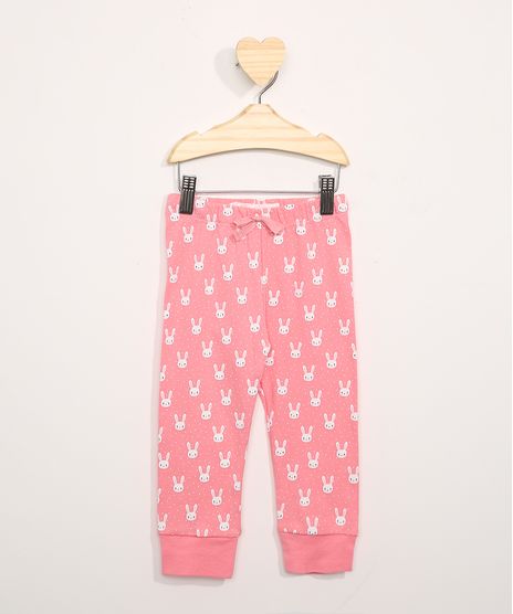 Calca-Infantil-Basica-Estampada-de-Coelhinhos-Rosa-9966447-Rosa_1