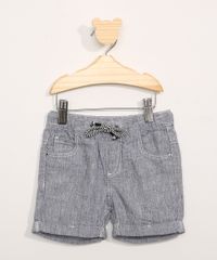 Bermuda-Jeans-Infantil-com-Linho-e-Bolsos-Preta-9947279-Preto_1
