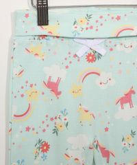 Calca-Infantil-Basica-Canelada-Estampada-de-Unicornios-com-Renda-Verde-Claro-9966258-Verde_Claro_5