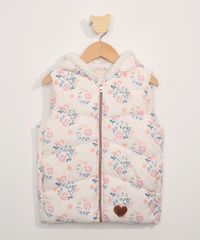 Colete-Puffer-Infantil-Estampado-Floral-com-Capuz-e-Pelo-Off-White-9966801-Off_White_1