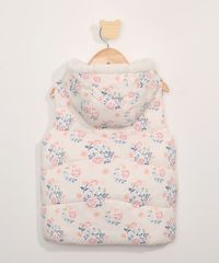 Colete-Puffer-Infantil-Estampado-Floral-com-Capuz-e-Pelo-Off-White-9966801-Off_White_2