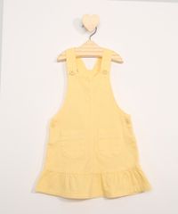 Salopete-de-Sarja-Infantil-com-Bolsos-e-Babados-Amarelo-9978683-Amarelo_1