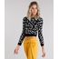 Sueter-Feminino-Cropped-Animal-Print-Felpudo-com-Ziper-Manga-Longa-Preto-8892830-Preto_1