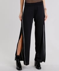 Calca-Feminina-Pantalona-Esportiva-com-Fendas-e-Vivo-Contrastante-Preta-9050268-Preto_1