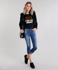 Blusa-Feminina--Don-t-Be-A-Monday--Manga-Curta-Decote-Redondo-Preta-9035460-Preto_3