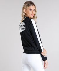Jaqueta-Feminina-Esportiva--Better-Together--com-Listras-Contrastantes--Preta-8894301-Preto_2