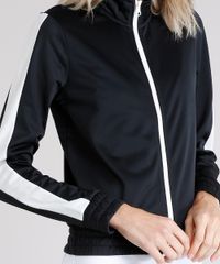 Jaqueta-Feminina-Esportiva--Better-Together--com-Listras-Contrastantes--Preta-8894301-Preto_4