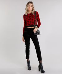 Sueter-Feminino-Cropped-Animal-Print-Felpudo-com-Ziper-Manga-Longa-Vermelho-8892830-Vermelho_3