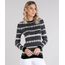 Sueter-Feminino-Estampado-Etnico-em-Trico-Manga-Longa-Decote-Redondo-Preto-8901655-Preto_1