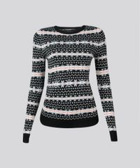 Sueter-Feminino-Estampado-Etnico-em-Trico-Manga-Longa-Decote-Redondo-Preto-8901655-Preto_5