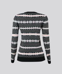 Sueter-Feminino-Estampado-Etnico-em-Trico-Manga-Longa-Decote-Redondo-Preto-8901655-Preto_6