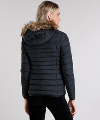 Jaqueta-Feminina-Puffer-com-Pelo-Removivel-no-Capuz-Manga-Longa-Preto-8861166-Preto_2