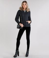 Jaqueta-Feminina-Puffer-com-Pelo-Removivel-no-Capuz-Manga-Longa-Preto-8861166-Preto_3