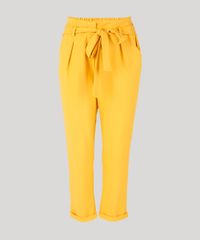 Calca-Feminina-Clochard-com-Bolsos-Amarelo-Escuro-9165184-Amarelo_Escuro_5