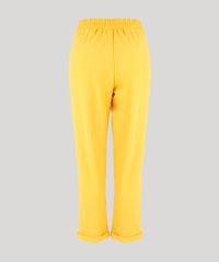 Calca-Feminina-Clochard-com-Bolsos-Amarelo-Escuro-9165184-Amarelo_Escuro_6