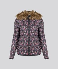 Jaqueta-Feminina-Puffer-com-Pelo-Removivel-no-Capuz-Estampada-Floral-Manga-Longa-Preto-8861152-Preto_5