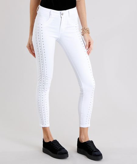 Calca-Feminina-Super-Skinny-Sawary-Push-Up-com-Tachas-Branca-9135619-Branco_1