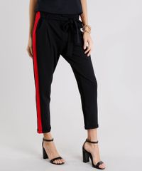 Calca-Feminina-Clochard-com-Recortes-Laterais-e-Bolsos-Preta-9165185-Preto_1
