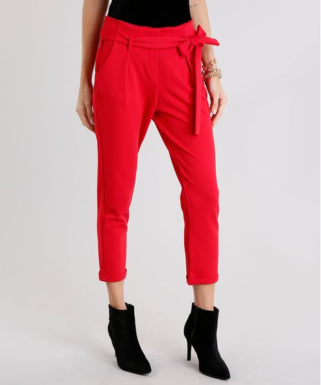 Calca-Feminina-Clochard-com-Bolsos-Vermelha-9165184-Vermelho_1