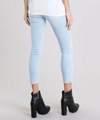 Calca-Jeans-Feminina-Super-Skinny-com-Perolas-Cintura-Alta-Azul-Claro-9191479-Azul_Claro_2