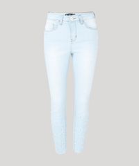 Calca-Jeans-Feminina-Super-Skinny-com-Perolas-Cintura-Alta-Azul-Claro-9191479-Azul_Claro_5