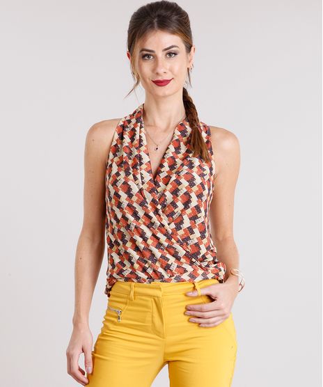 Regata-Feminina-Decote-V-Transpassado-Estampada-Geometrica-Laranja-Escuro-9111862-Laranja_Escuro_1