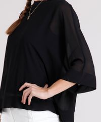 Blusa-Feminina-Ampla-com-Transparencia-Manga-Longa-Preta-8892190-Preto_4