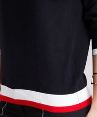Sueter-Feminino-com-Listras-em-Trico-Manga-Longa-Decote-Redondo-Preto-8926196-Preto_4