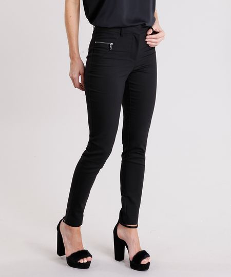Calca-Feminina-Cigarrete-com-Ziper-no-Bolso-Preta-8892752-Preto_1