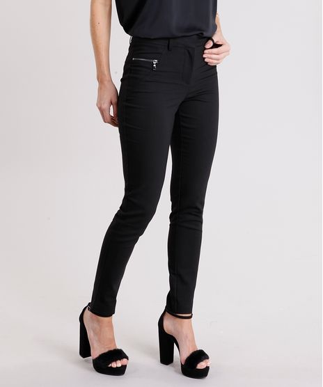 Calca-Feminina-Cigarrete-com-Ziper-no-Bolso-Preta-8892752-Preto_1
