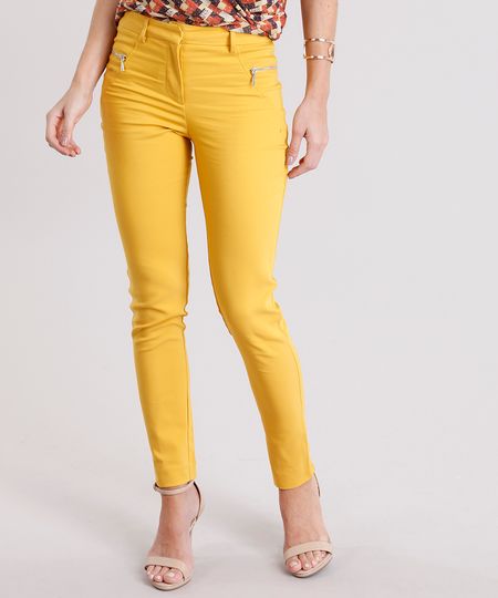 Calca-Feminina-Cigarrete-com-Ziper-no-Bolso-Amarelo-Escuro-8892752-Amarelo_Escuro_1 Calca-Feminina-Cigarrete-com-Ziper-no-Bolso-Amarelo-Escuro-8892752-Amarelo_Escuro_1