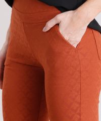 Calca-Feminina-Flare-em-Jacquard-com-Bolsos-Laranja-Escuro-8892757-Laranja_Escuro_4 Calca-Feminina-Flare-em-Jacquard-com-Bolsos-Laranja-Escuro-8892757-Laranja_Escuro_4