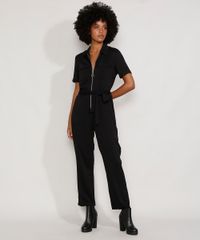 Macacao-Feminino-com-Ziper-de-Argola-e-Faixa-para-Amarrar-Manga-Curta-Preto-9974355-Preto_3