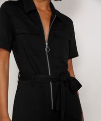 Macacao-Feminino-com-Ziper-de-Argola-e-Faixa-para-Amarrar-Manga-Curta-Preto-9974355-Preto_4