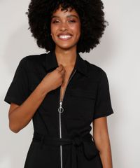 Macacao-Feminino-com-Ziper-de-Argola-e-Faixa-para-Amarrar-Manga-Curta-Preto-9974355-Preto_6