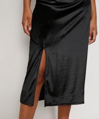 Vestido-de-Veludo-Feminino-Slip-Dress-Midi-com-Fenda-Alca-Fina-Preto-9987760-Preto_5