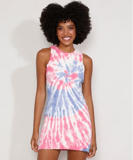 Vestido-Feminino-Curto-Canelado-Estampado-Tie-Dye-Sem-Manga-Multicor-9966828-Multicor_1