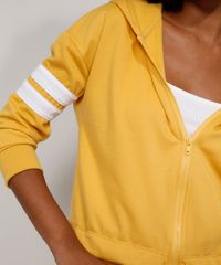 Blusa-de-Moletom-Feminina-com-Capuz-e-Listras-nas-Mangas-Mostarda-9976048-Mostarda_4