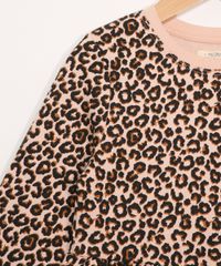 Vestido-de-Moletom-Infantil-Manga-Longa-Estampado-Animal-Print-de-Onca-Rosa-9806449-Rosa_3