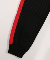Calca-de-Moletom-Infantil-Homem-Aranha-com-Faixa-Lateral-Preta-9948493-Preto_4
