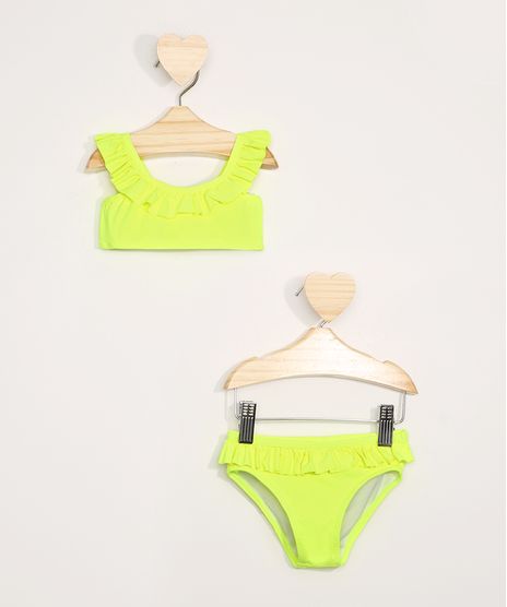 Biquini-Infantil-com-Babados-Protecao-UV50--Amarelo-Neon-9975643-Amarelo_Neon_1