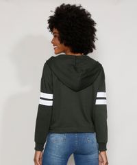 Blusa-de-Moletom-Feminina-com-Capuz-e-Listras-nas-Mangas-Verde-Militar-9976048-Verde_Militar_2