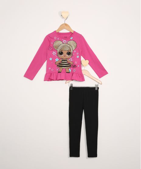 Pijama-Infantil-Manga-Longa-Lol-Surprise-com-Babado-Rosa-Escuro-9979770-Rosa_Escuro_1
