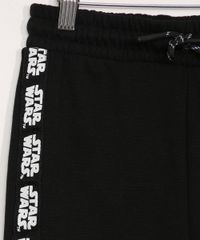 Calca-de-Moletom-Infantil-Star-Wars-com-Recortes-Preta-9382053-Preto_3